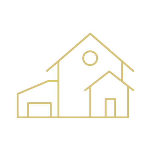 Icon of a house representing estate planning for real estate