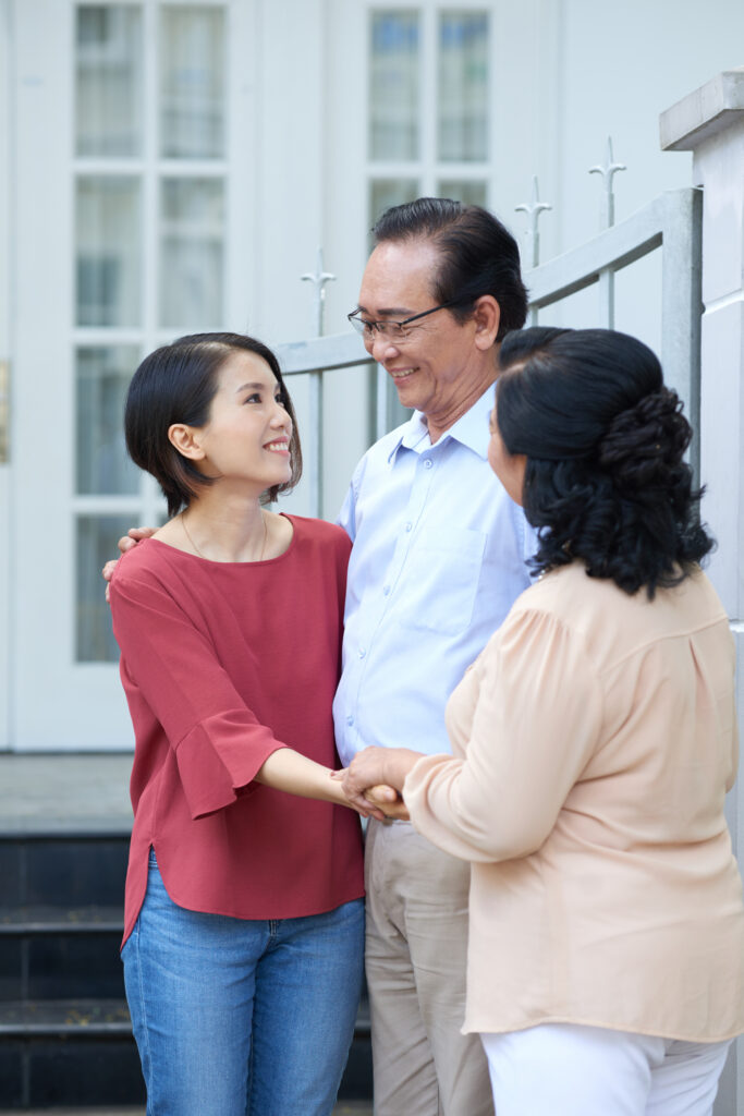 Family discussing inheritance and legacy planning services in Edmond, Oklahoma to protect assets and plan for future generations.